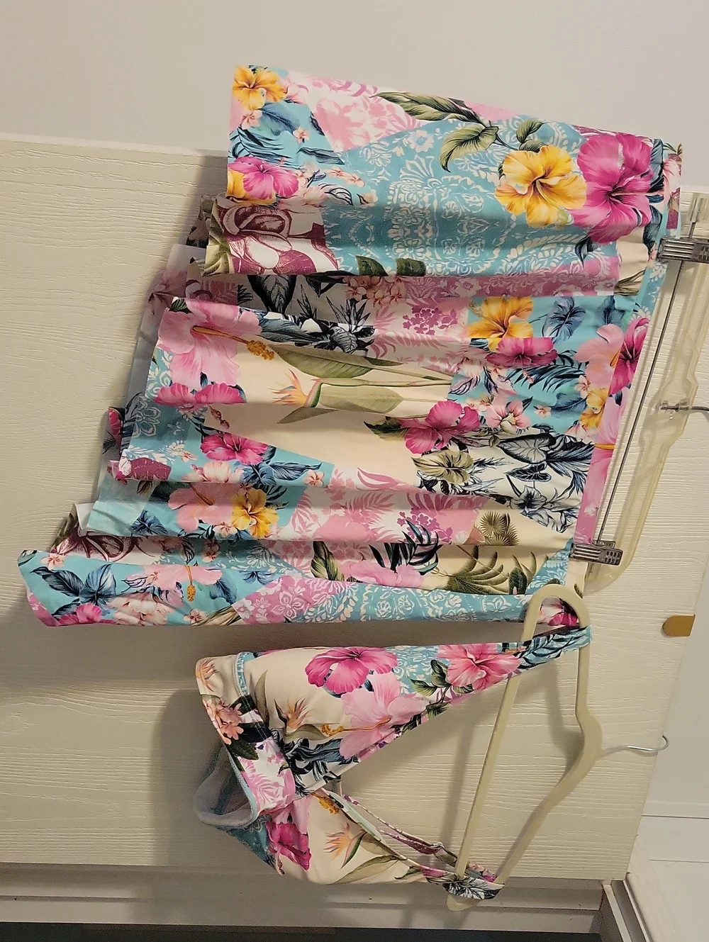 Torrid Tropical Floral Bikini Set in Pink, Blue, Yellow